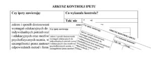 Read more about the article Kontrola ipetu – arkusz dla dyrektora.