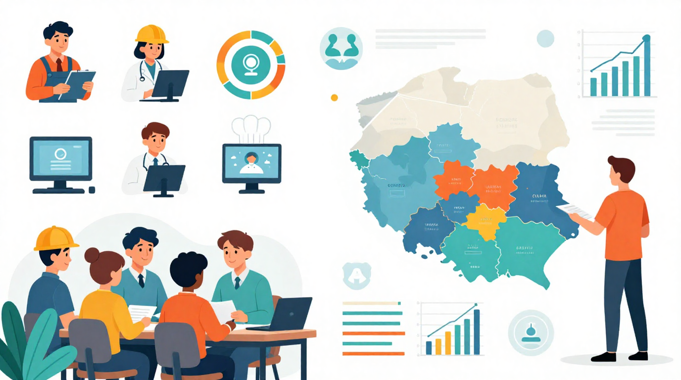 You are currently viewing Doradztwo zawodowe w szkole a prognozy zapotrzebowania na pracowników w zawodach szkolnictwa branżowego na krajowym i wojewódzkim rynku pracy.